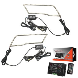 Dodge Ram 2500 Headlight Halo Kit - ORACLE Lighting - ColorSHIFT 2.0 Controller - RGB+A - 2010